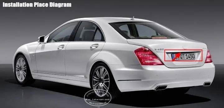 Liislee Беспроводной Автомобильная камера заднего вида для Mercedes Benz GLK класс X204/Обратный Камера Plug& Play багажник ручка крышки багажника
