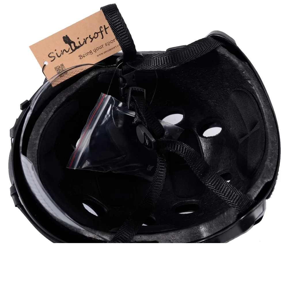 SINAIRSOFT военный страйкбол защитный Быстрый Шлем с защитными Goggle PJ Тип шлем прыжок Тактический шлем страйкбол
