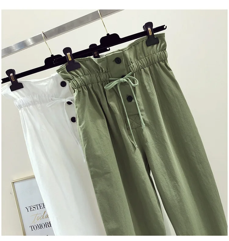 2019 Новое поступление летняя повседневная одежда с высокой талией эластичные