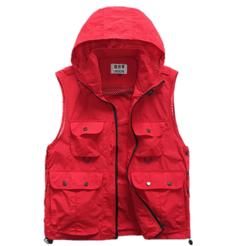 Новое предложение! Спортивные дышащие быстросохнущие жилетки с капюшоном для