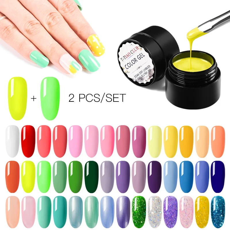 Набор гель лаков для ногтей набор УФ цветов полуперманентный акриловый