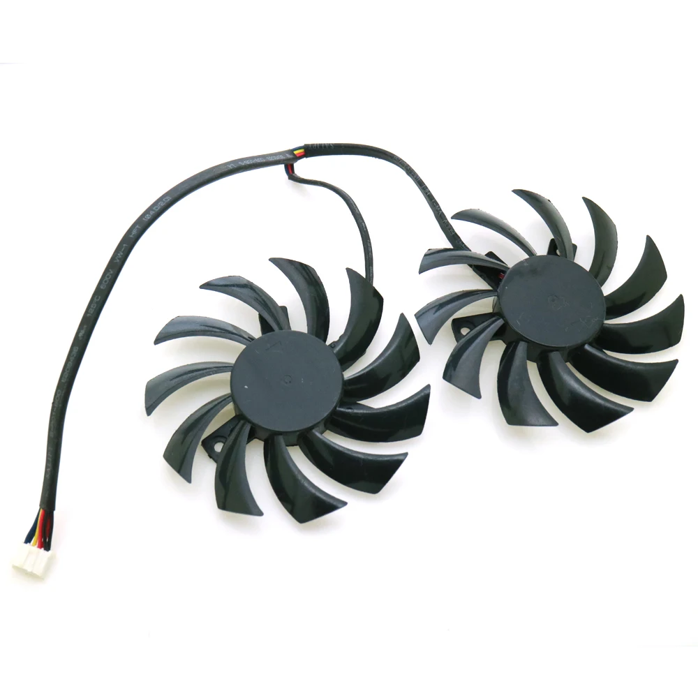 Бесплатная доставка 2 шт./лот PLD08010D12HH 74 мм 40*40*40 DC12V 0.35A 4 контактный VGA вентилятор