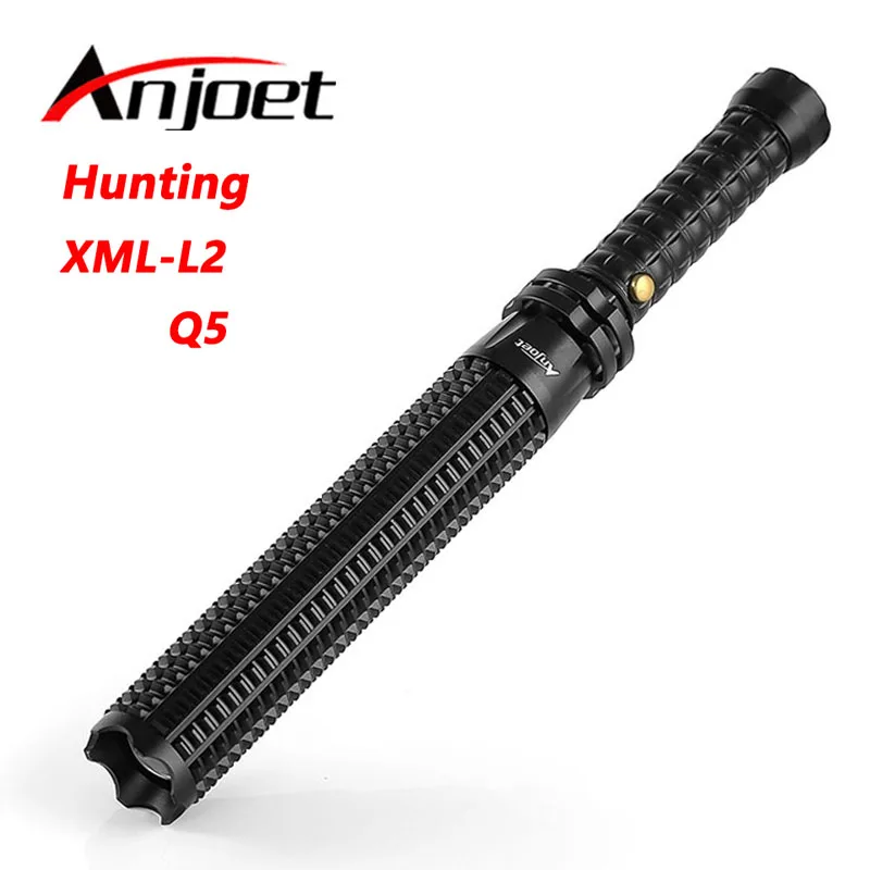 Tactical Zoomable Flashlight XML-L2 Q5 Led torch light rechargeable lantern For 18650/AAA for self defense telescopic baton
Tactical Zoomable Flashlight XML-L2 Q5 Led torch light rechargeable lantern For 18650/AAA for self defense telescopic baton