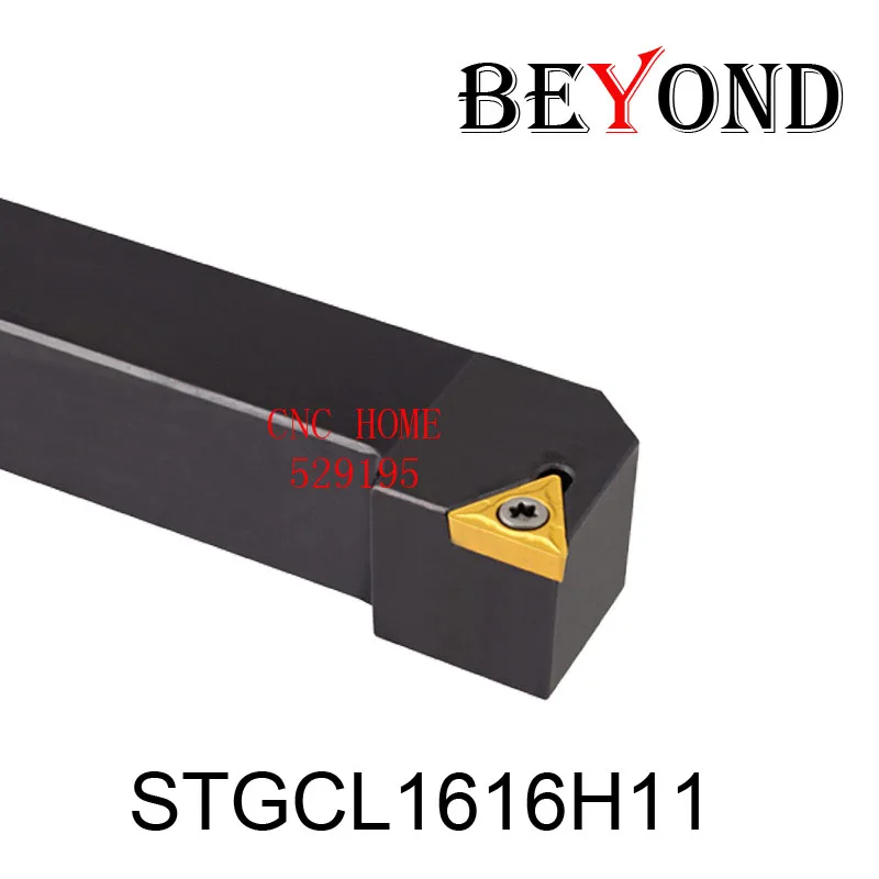 BEYOND 16mm STGCR STGCL STGCR1616H11 STGCL1616H11 TCMT110204 UE6020 Lathe Cutter CNC External Turning Tool Holder Carbide Insert |