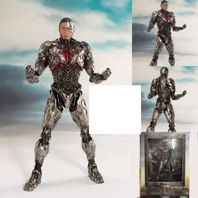 DC Heroes Wonder Woman фигурка игрушки кукла 19 см DC justice League ARTFX статуя Wonder Woman Коллекционная модель Фигурка Игрушки - Цвет: cyborg with box