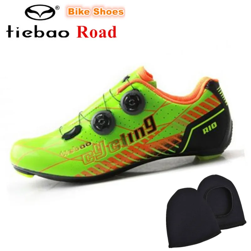 shoes add cover TIEBAO велосипедная обувь из углеродного волокна, Новое поступление, уличная профессиональная велосипедная обувь, женские кроссовки, мужская велосипедная обувь с подошвой - Цвет: shoes add cover