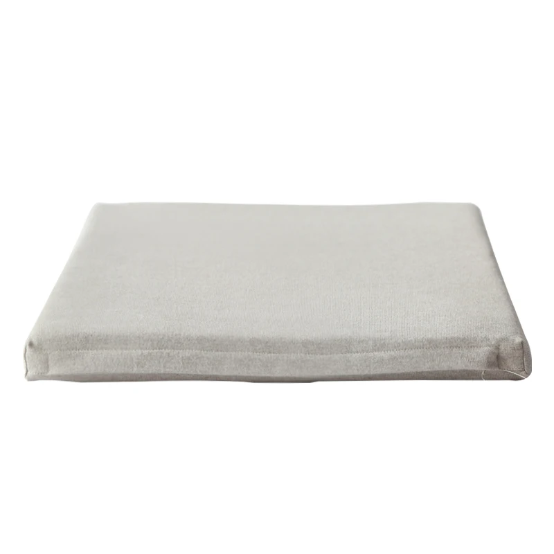 Однотонная квадратная латексная подушка для сиденья медленно восстанавливает