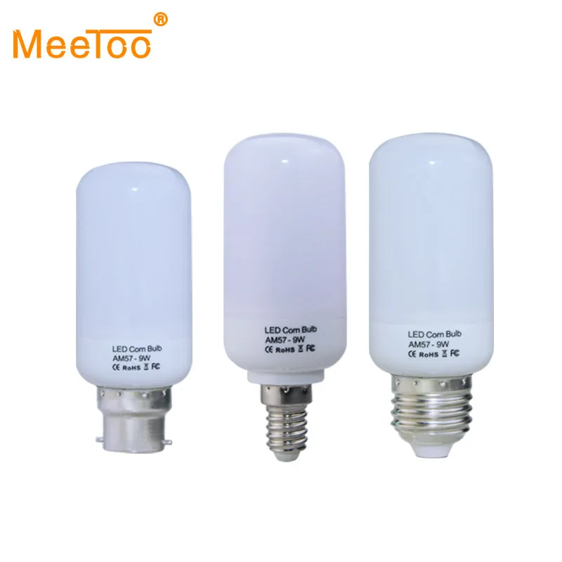 Светодиодная лампа E27 E14 B22 220 В 3 Вт 5 7 9 12 SMD 5736 без мерцания лампочка кукуруза