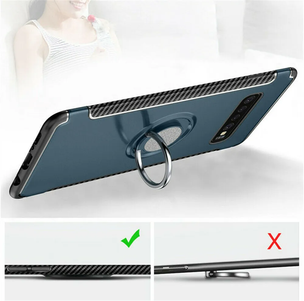Для Samsung Galaxy S10 Plus S10E S9 S8 S7 роскошный бронированный чехол для J4 J6 J8 2018