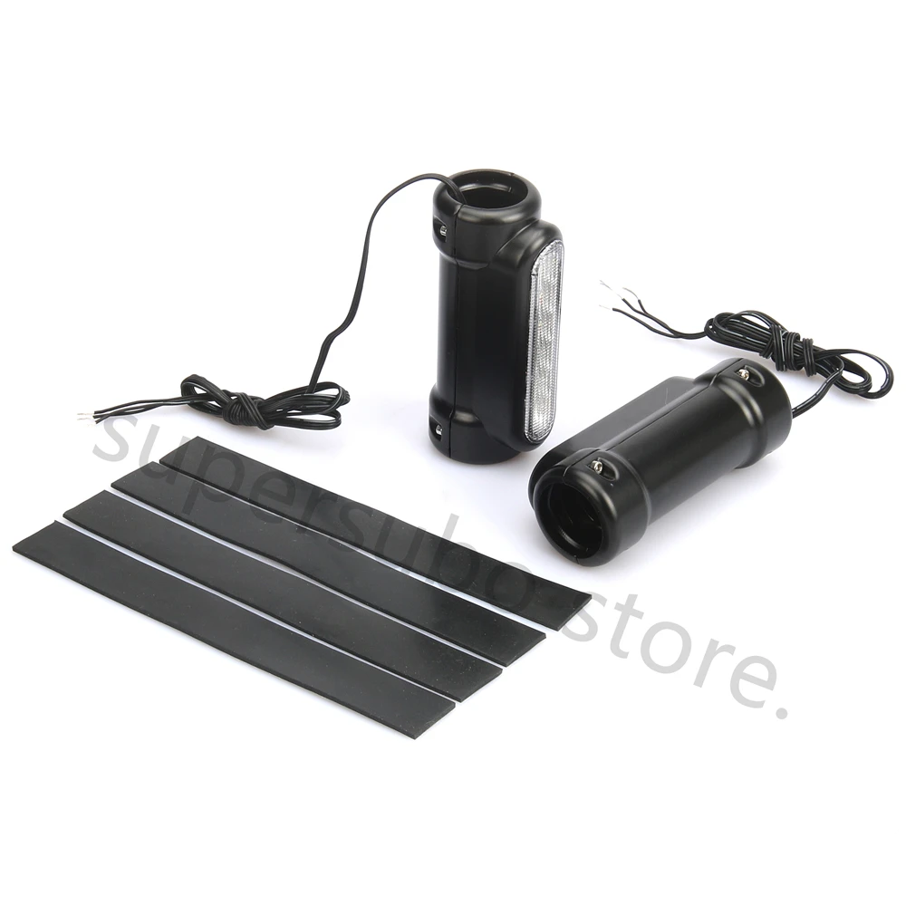 Черный мотоцикл шоссе бар свет горки LED указатель поворота аварийные бары для Harley