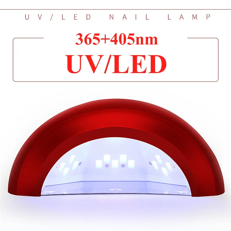 48 Вт УФ светодио дный лампа гелевая Светодиодная для ногтей высокая мощность Все