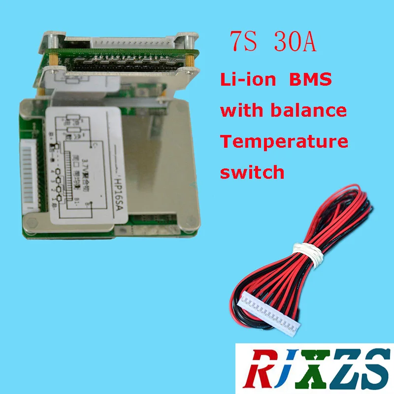 7S 30A литий-полимерная батарея BMS/PCM/PCB Защитная плата для 7 упаковок 18650 литий-ионная