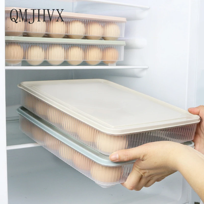 24 яйца контейнер для хранения холодильника коробка ухода за кухонным чехлом