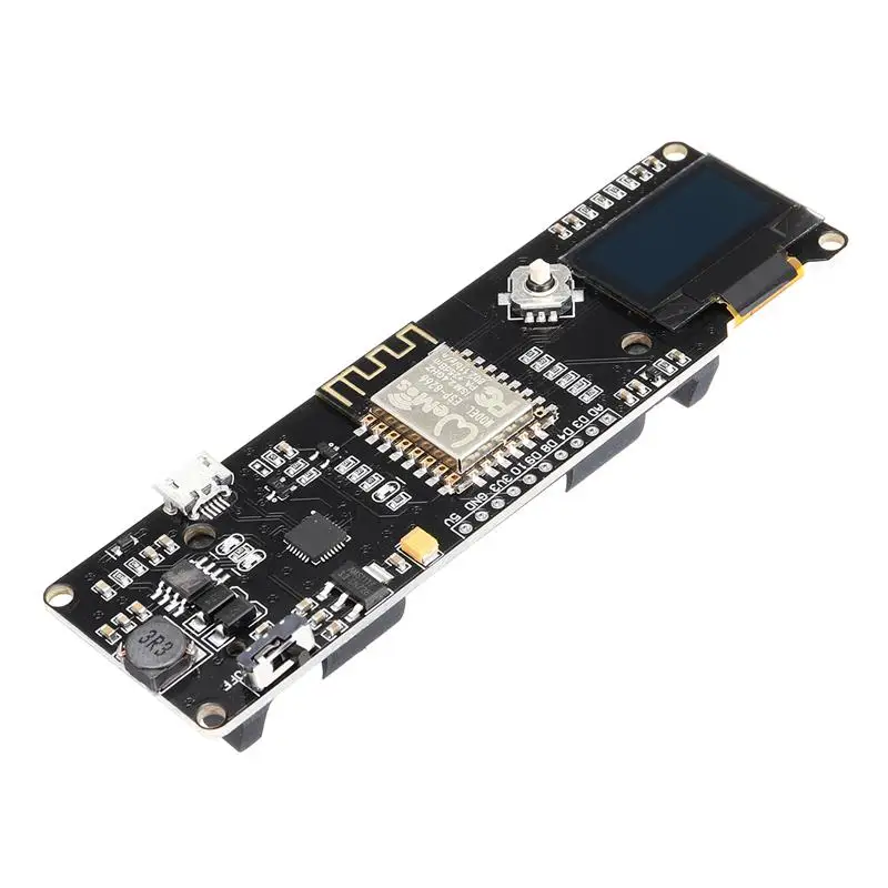 ESP8266 NODEMCU с 0 96 OLED расширенной температуры и влажности Совет по развитию Погодная