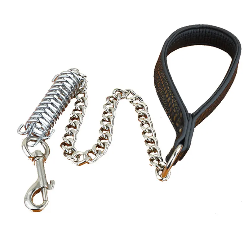 Новое поступление большой Поводок для собаки из натуральной кожи мягкий поводок