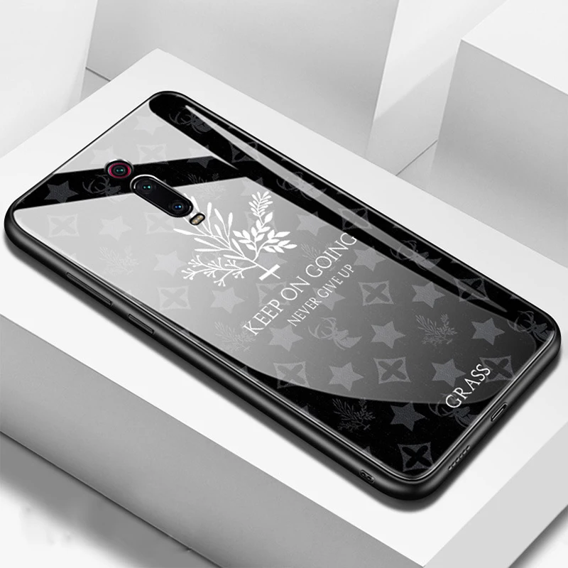 Чехол для Xiaomi mi 9 T Pro Deer Grass с узором из закаленного стекла, силиконовый Жесткий Чехол для задней панели, чехол для Xiaomi mi 9 T Pro