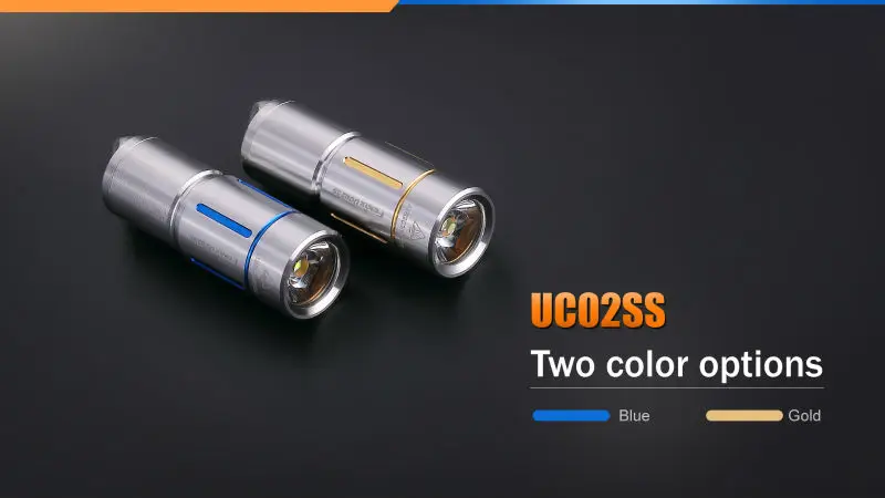 Fenix UC02SS из нержавеющей 130 люмен фонарик Cree XP-G-S2/10180*1 в комплекте