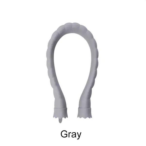 Gray Новинка, Xiaomi Mijia, силиконовая сумка для горячей воды в микроволновой печи, безопасная, герметичная, долго сохраняющая тепло, для горячей и холодной воды, двойное использование, с трикотажной крышкой - Цвет: Gray