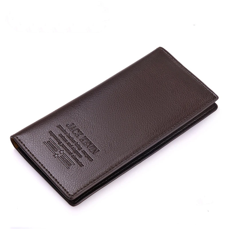 Мужской кожаный кошелек мужские кошельки деловой женский Длинный на молнии