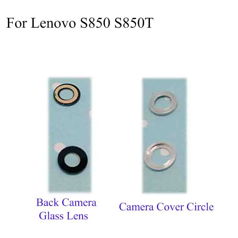 Для Lenovo S850 s850t S 850 т сзади стеклянные объективы задней камеры + Камера крышка круг
