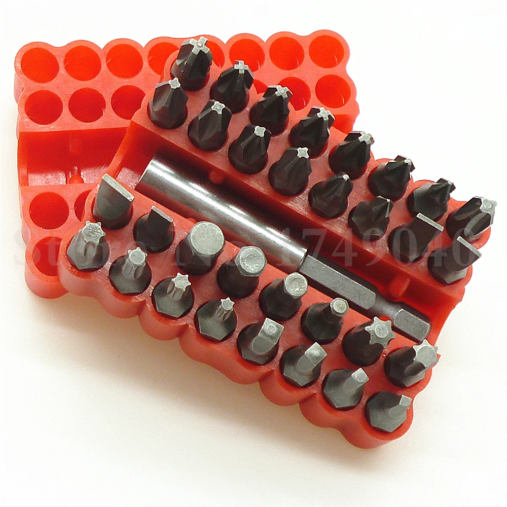 32 шт. безопасности Torq Torx Hex Звезда гаечный ключ три крыла подделок немного