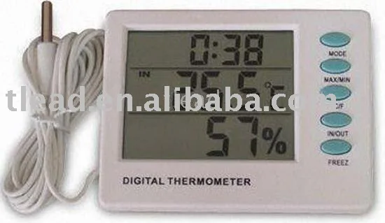 Цифровой Термометр Гигро и Часы AMT-109 Диапазон Измерения Температуры:-50 ° C ~ + 70 |