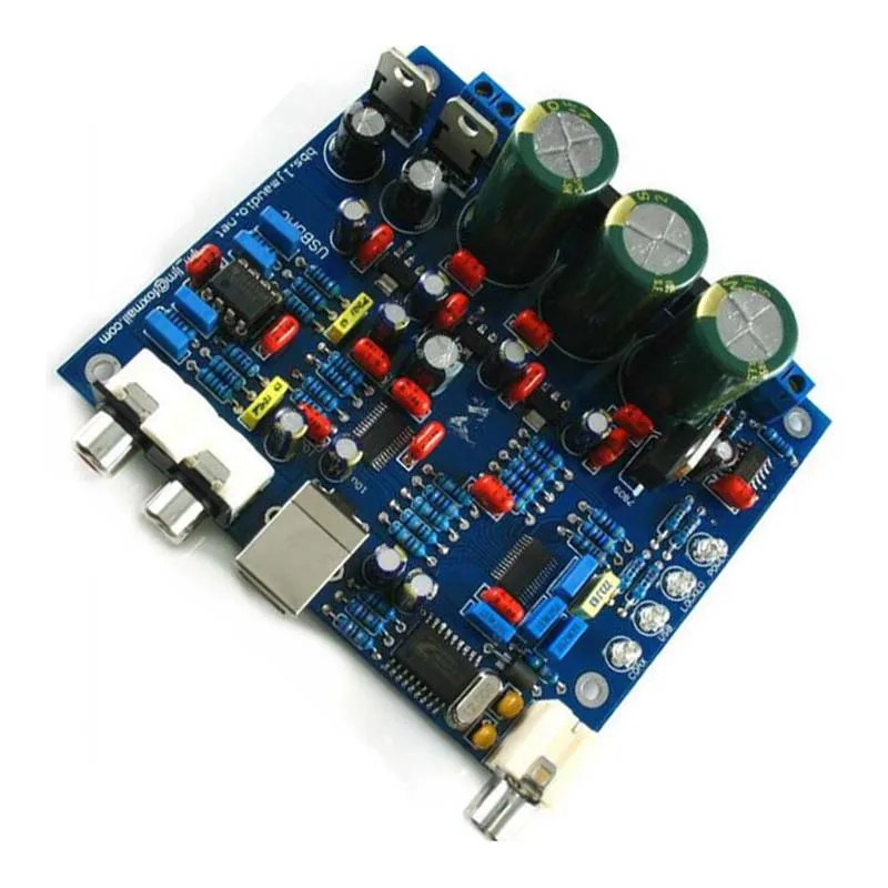 CS8416+CS4398 DAC DIY Kit with USB Coaxial 24/192K Decoder 32K-192K/24Bit AC15V for Hifi Amplifier F4-002