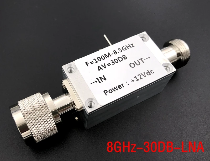 LNA 100 МГц до 8500 30 дБ низкий уровень шума RF усилитель мощности FM HF VHF UHF Ham Радио