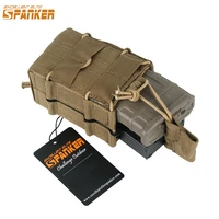 excellent elite spanker outdoor tactical m4 double magazine pouch hunting military molle ammo clip pouch cartridge bag accessori