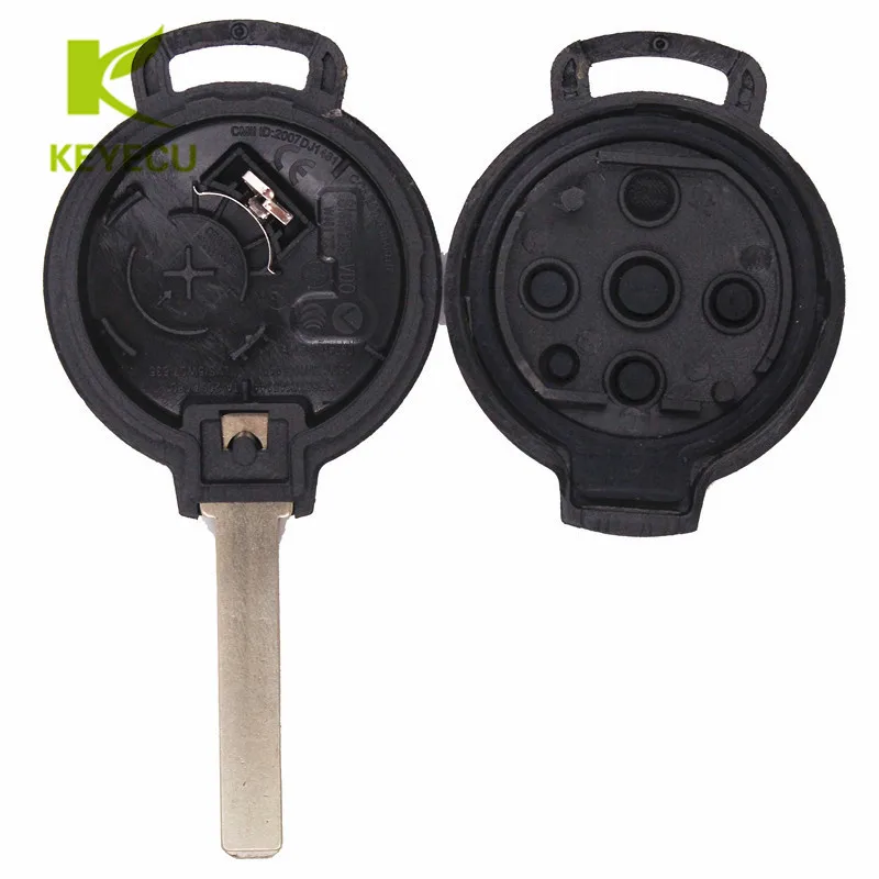 Чехол KEYECU для дистанционного ключа с 3 кнопками SMART Fortwo 450 Forfour 451 Roadstar 2008-2012 |