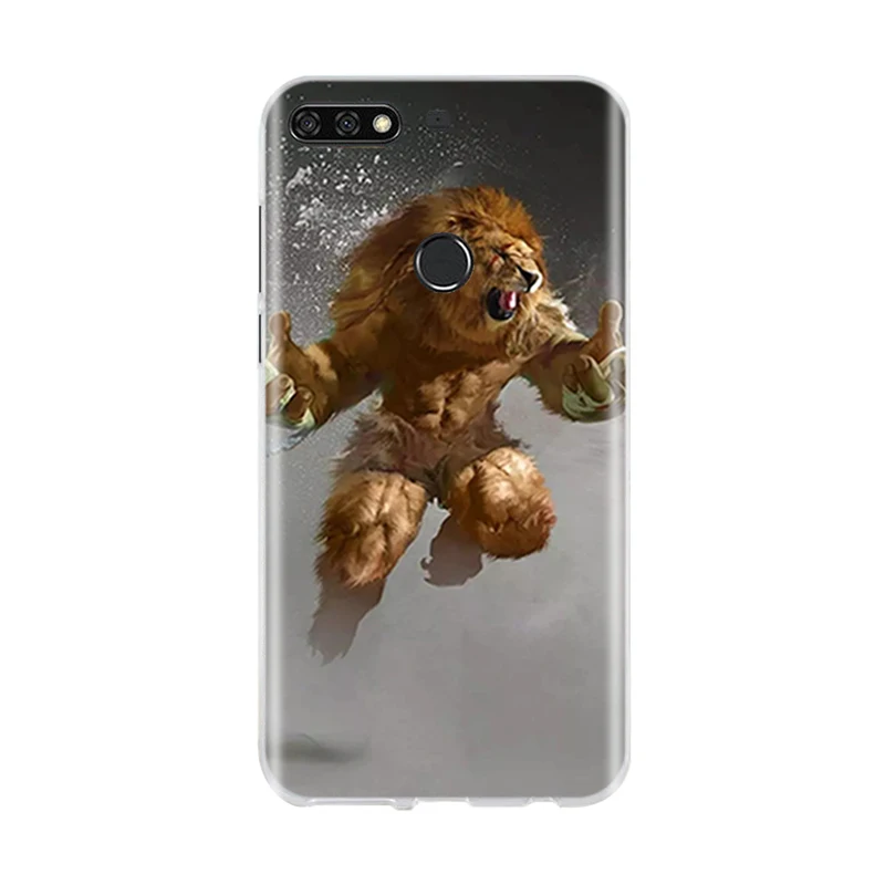 Чехол для huawei Y7 /Y7 Prime /Y7 Pro силиконовый 3D милый чехол для huawei Honor 7C чехол для huawei Nova 2 Lite