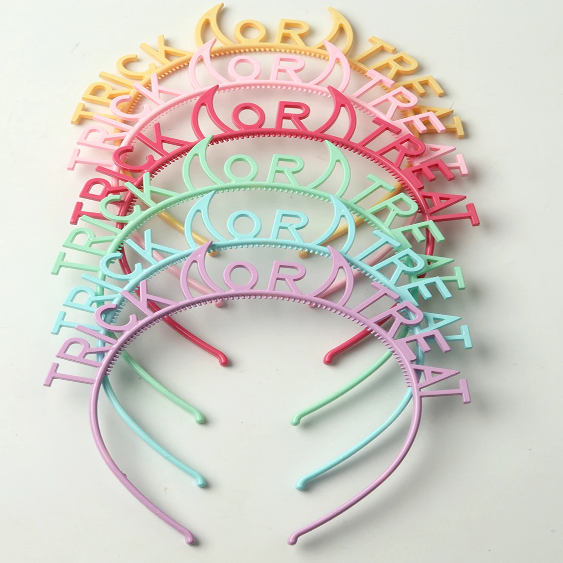 XIMA 12 шт./лот товары для вечеринок Хэллоуин &quotтрюк или лечение&quot обручи волос