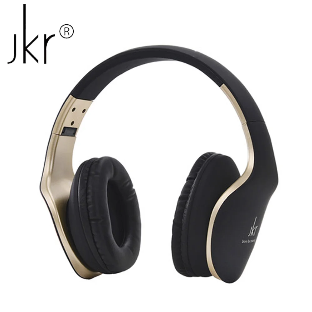 JKR-102b Беспроводная bluetooth гарнитура стерео складная над ухом с микрофоном auriculares