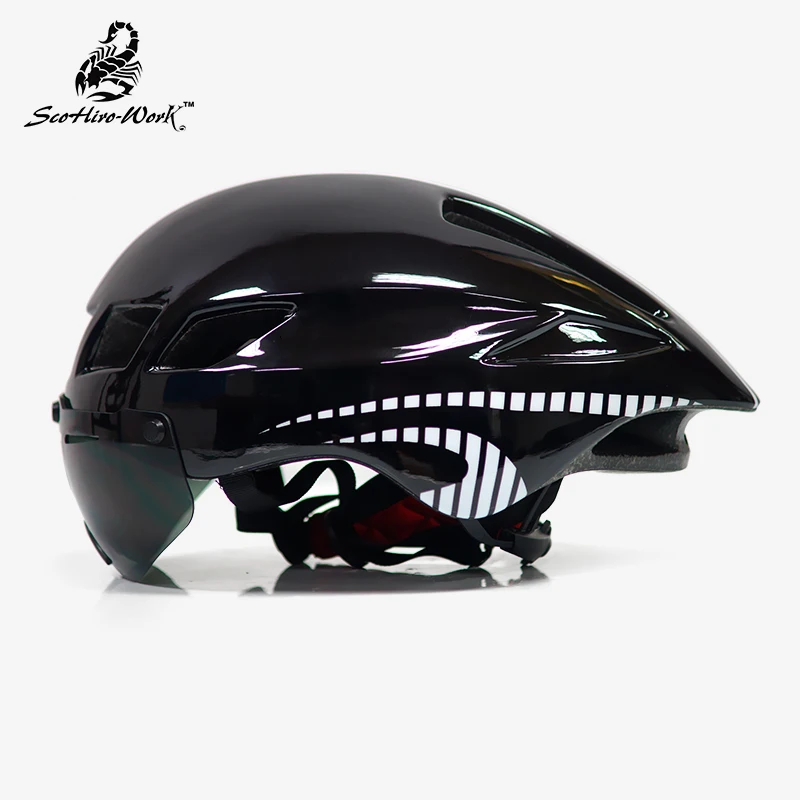 Велосипедный шлем для мужчин Casco Ciclismo дорожный mtb горный велосипед Триатлон tt велосипедный шлем линзы очки equipe capacete da bicicleta