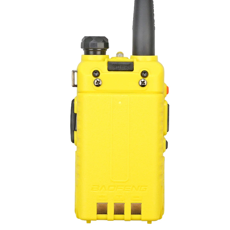 3x Baofeng UV 5R желтый Dual Band рация FM Двухстороннее радио Pofung УФ UV5R UHF/VHF ручной CB