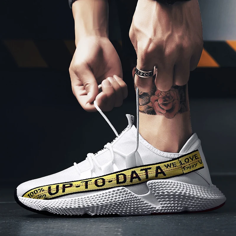 

Male Breathable Trainers Soft Sneakers Fashion Casual Mesh Shoes Men's Footwear Adult Man Summer White Krasovki Zapatos Hombre