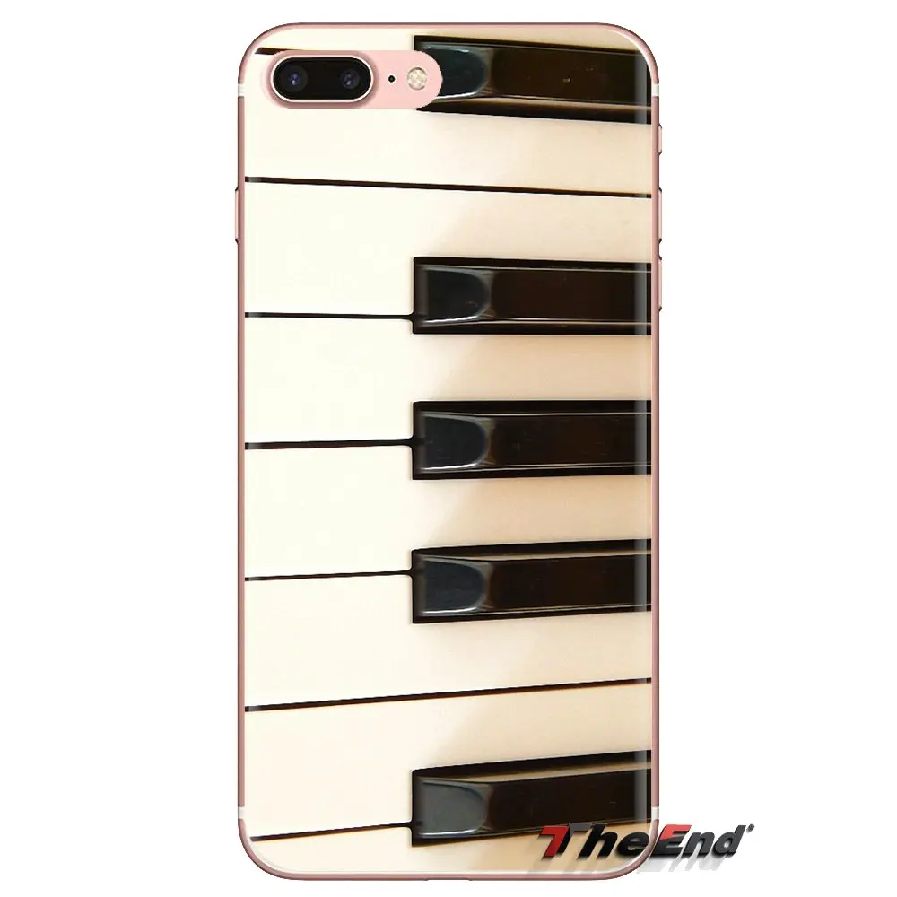 Прозрачные мягкие чехлы для iPod Touch Apple iPhone 4 4S 5 5S SE 5C 6 6S 7 8 X XR XS Plus MAX Teclado de Piano Art Print |