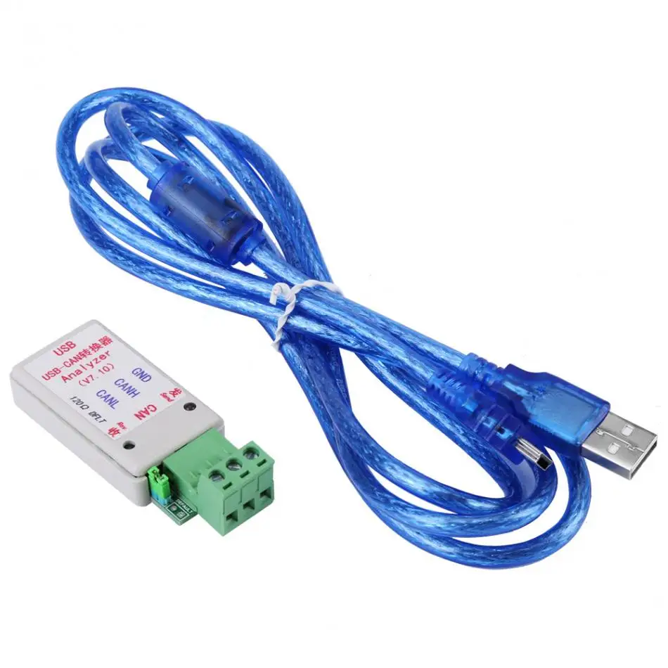 Переходник с USB на CAN шину адаптер кабелем поддержка XP/WIN7/WIN8 новинка Лидер
