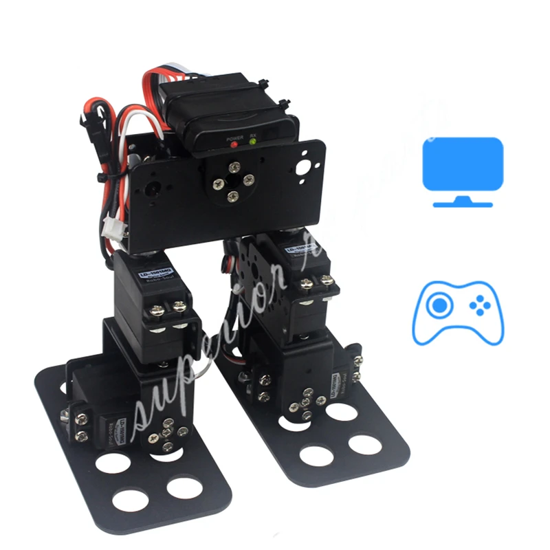 LS 4B DIY 4 DOF Biped гуманоидный робот сервопривод кронштейн механическая рука игровой