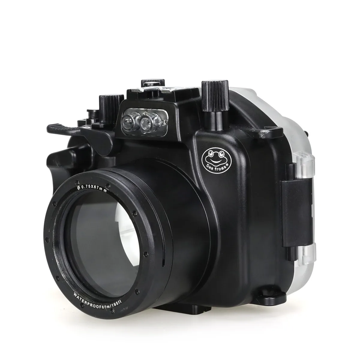 SeaFrogs 40 м/130 футов корпус для подводной камеры Canon EOS M5 18 55 мм объектив