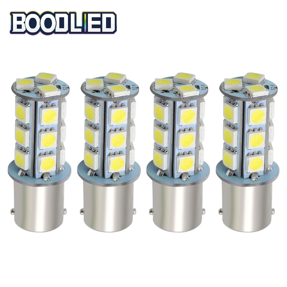 Автомобильный светильник 1156 BA15S светодиодный 5050 18 SMD белый P21W Авто лампа супер