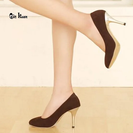 Женские туфли на высоком каблуке шпильке европейские Большие размеры 34 47 женские