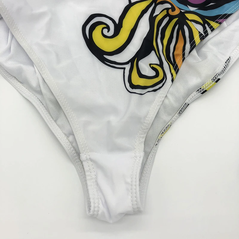 Новые пикантные Одна деталь Купальник Мягкий Push Up Купальники Для женщин с высокой монокини ретро купальник