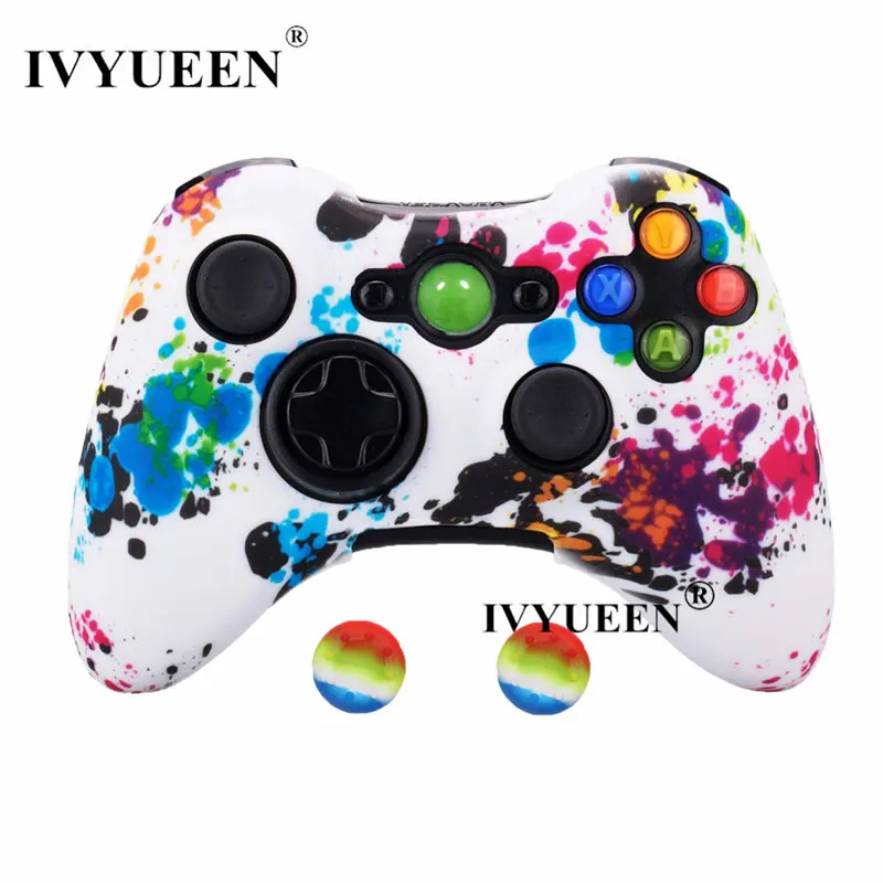 Graffiti A IVYUEEN защитный чехол для microsoft Xbox 360 проводной/беспроводной контроллер силиконовый чехол - Цвет: Graffiti A