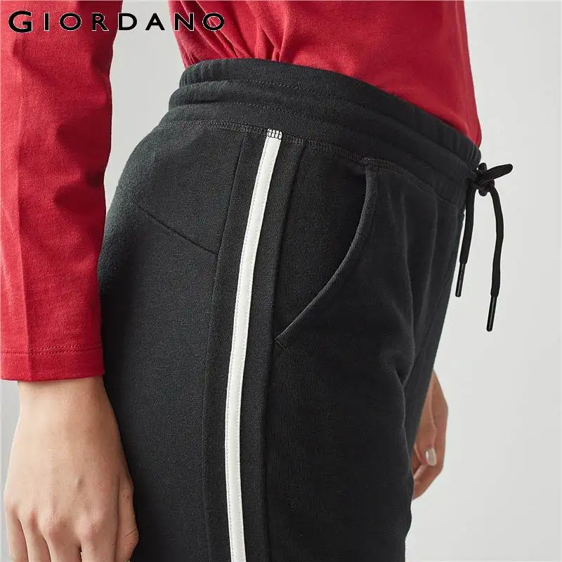 Giordano Women Casual Joggers Pants Contrast Pantalon Femme Elastic Spodnie Damskie Fashion Trousers Pantalones Mujer | Женская одежда