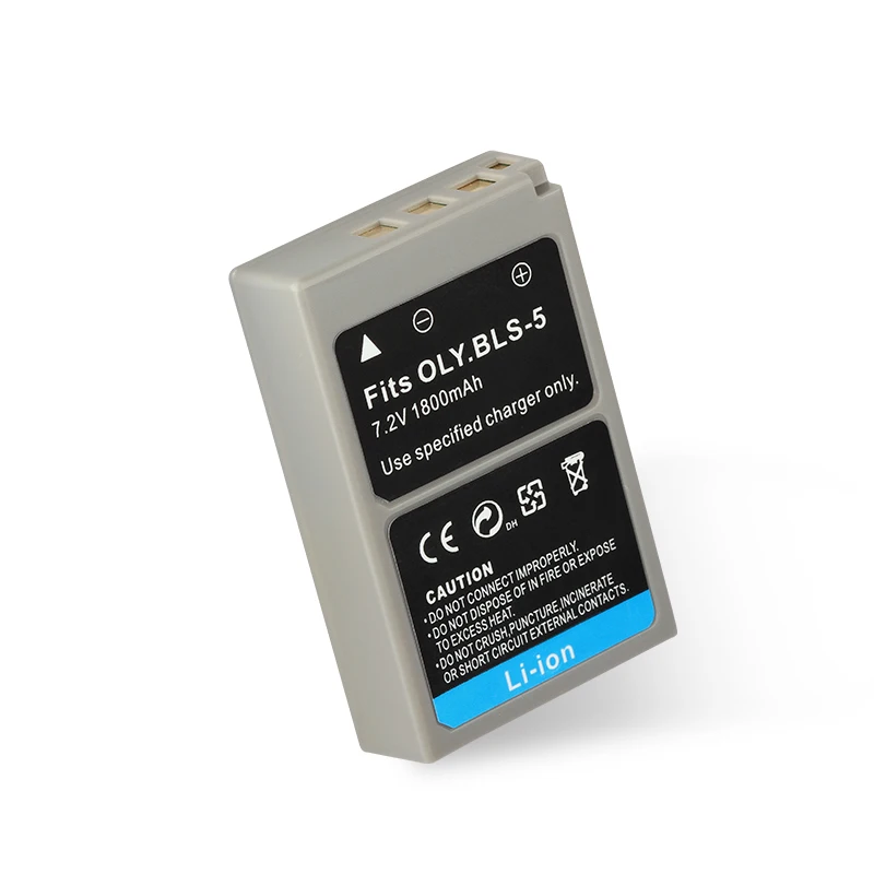 Dinto 1pc 1800mAh PS BLS5 BLS 5 li ion батарея для фотоаппарата Olympus|Цифровые аккумуляторы| |