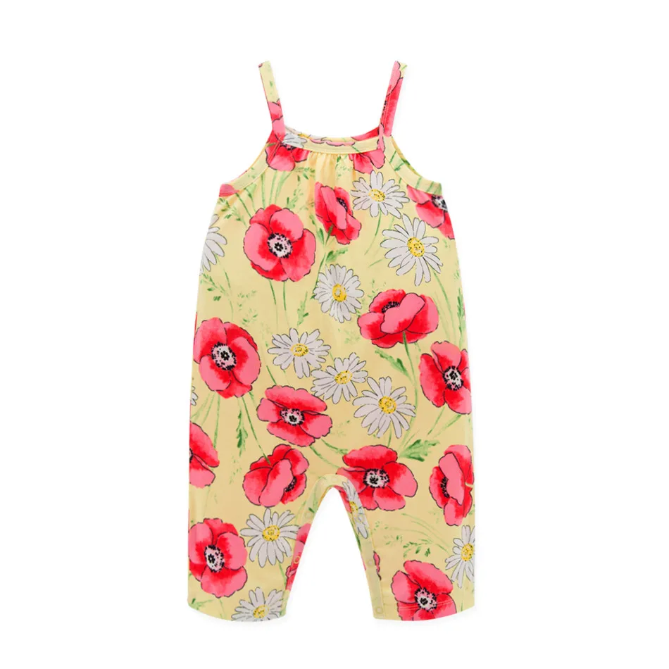 Комбинезоны Kavkas для маленьких девочек цельный комбинезон на бретельках без