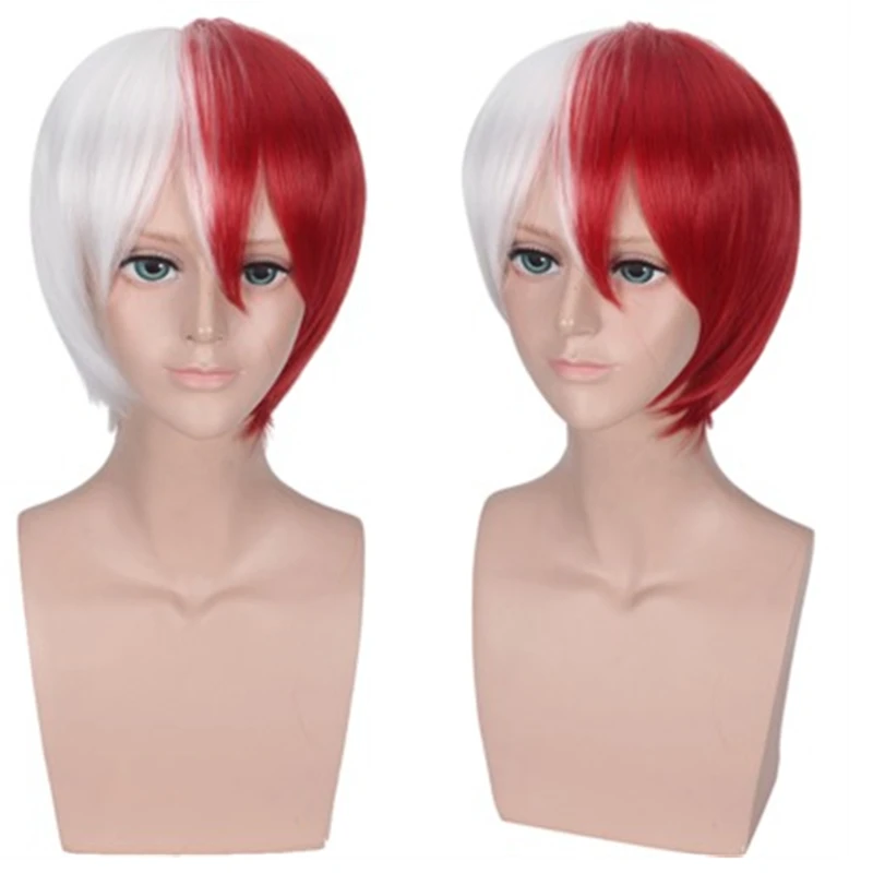 Anime My Hero Academia Ochako Uraraka Short Brown Synthetic Pear Hair Cosplay Wig + Cap | Тематическая одежда и униформа