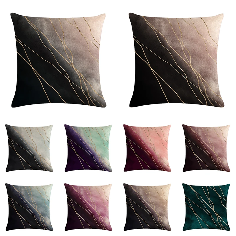 

Геометрические мраморные наволочки 45*45 льняные подушки мягкие декоративные наволочки для дивана, стула, наволочки ZY988