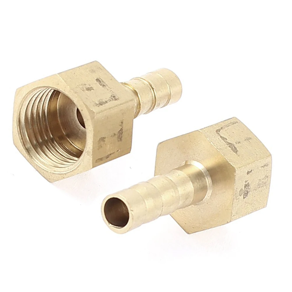 

5Pcs Brass 6mm Hose Barb 1/4 inch BSP Female Thread Quick Joint Connector